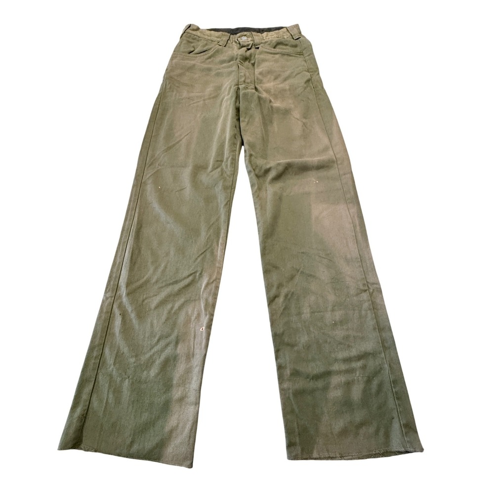 Vintage 1988 FSS Military‎ Aramid Flame Resistant Trousers Olive Drab 28x31
